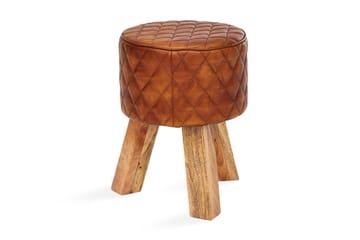 Soans Sittepuff - Brun - Møbler - Stoler - Krakk