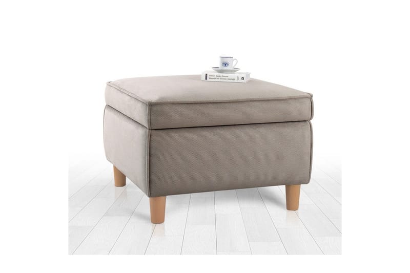 Sufian Fotskammel 63 cm - Brun - Møbler - Stoler - Krakk - Fotskammel
