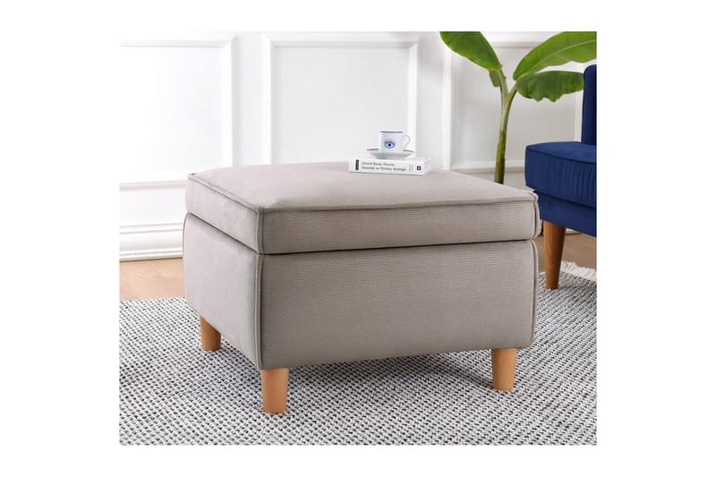 Sufian Fotskammel 63 cm - Brun - Møbler - Stoler - Krakk - Fotskammel