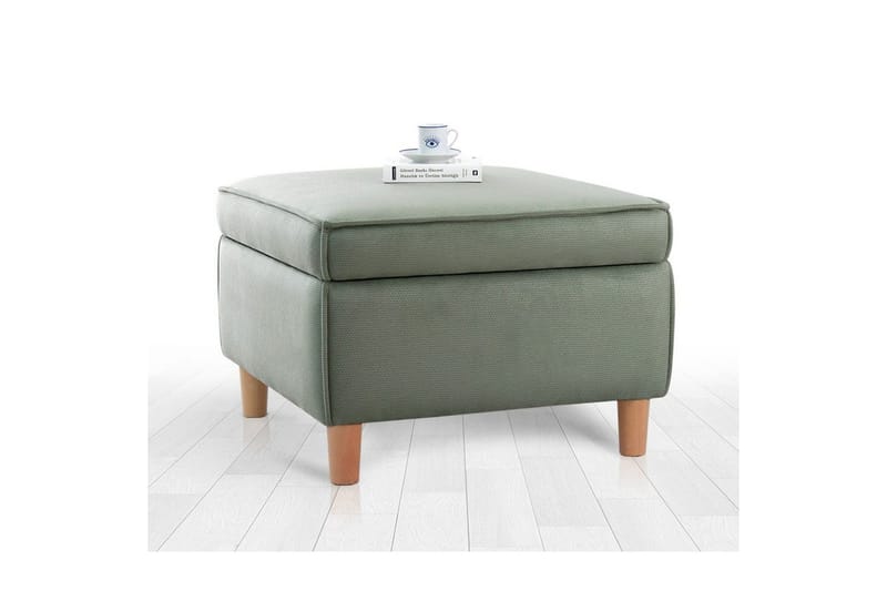 Sufian Fotskammel 63 cm - Grön - Møbler - Stoler - Krakk - Fotskammel