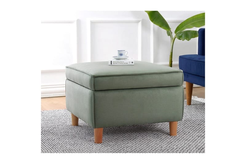 Sufian Fotskammel 63 cm - Grön - Møbler - Stoler - Krakk - Fotskammel