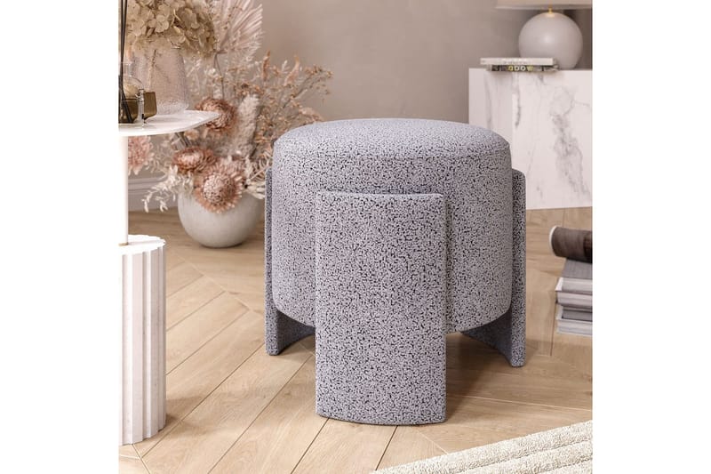 Sufian Saccosekk Utendørs 39 cm - Taupe - Møbler - Stoler - Krakk - Puff