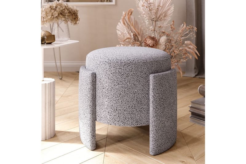 Sufian Saccosekk Utendørs 39 cm - Taupe - Møbler - Stoler - Krakk - Puff