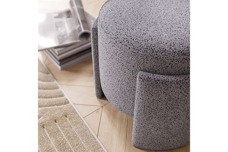 Sufian Saccosekk Utendørs 39 cm - Taupe - Møbler - Stoler - Krakk - Puff