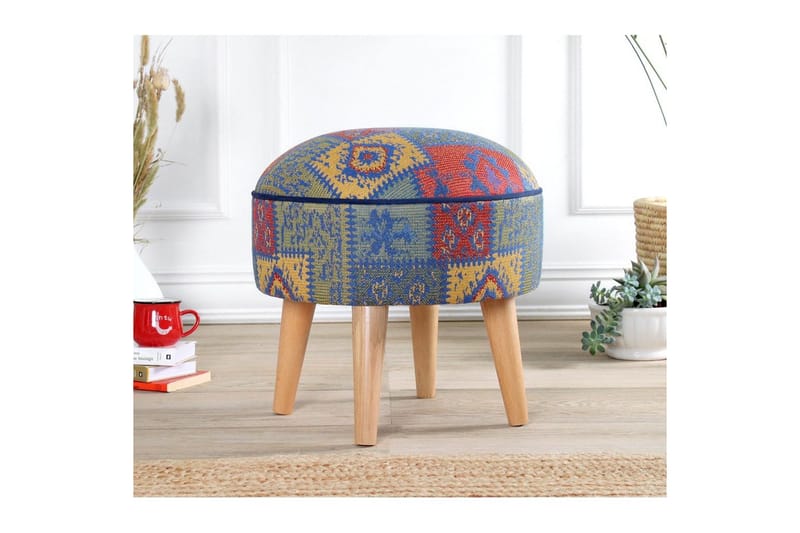 Sufian Saccosekk Utendørs 45 cm - Blå - Møbler - Stoler - Krakk - Puff