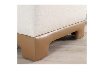 Sufian Saccosekk Utendørs 50 cm - Beige/Cremehvit - Møbler - Stoler - Krakk - Puff
