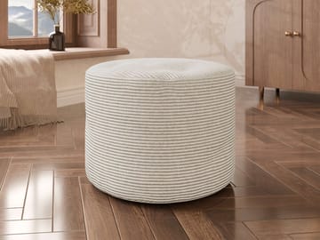Teylor Sittepuff 55 cm - Beige - Møbler - Stoler - Krakk - Puff