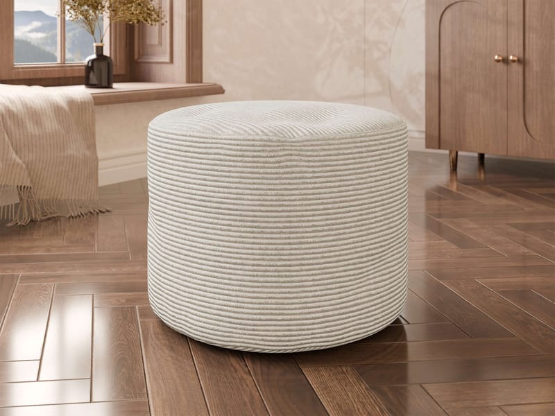 Teylor Sittepuff 55 cm - Beige - Møbler - Stoler - Krakk - Puff