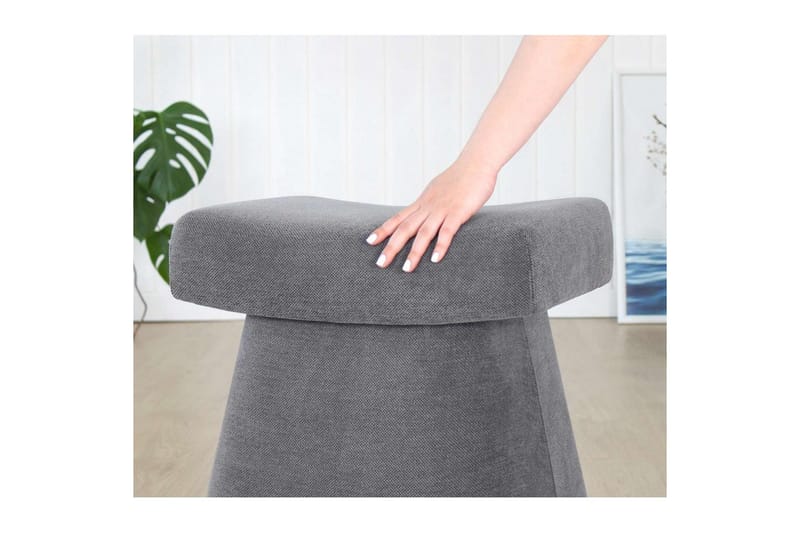 Thyrosin Sittepuff Utomhus 38 cm - Grå - Møbler - Stoler - Krakk - Puff