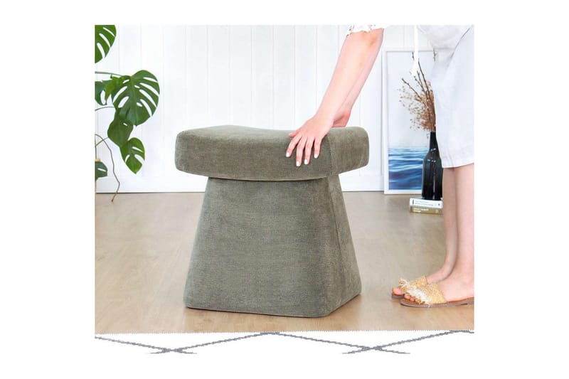 Thyrosin Sittepuff Utomhus 38 cm - Grønn - Møbler - Stoler - Krakk - Puff