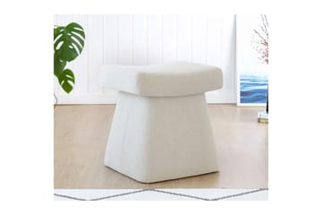 Thyrosin Sittepuff Utomhus 38 cm - Krem - Møbler - Stoler - Krakk - Puff