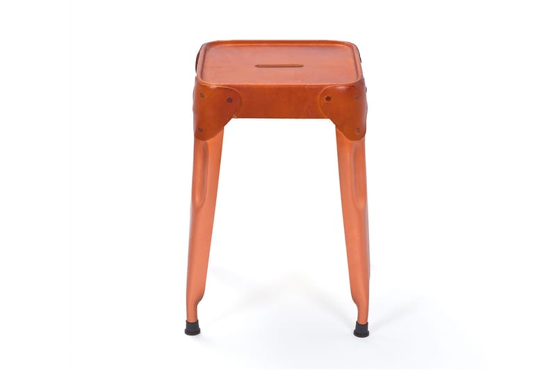 Torquilla Krakk 4-Pack - Kobber/Lær - Møbler - Stoler - Krakk