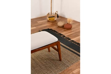 Touch Sittekrakk 120 cm - Valnøtt/Cream - Møbler - Stoler - Krakk - Fotskammel