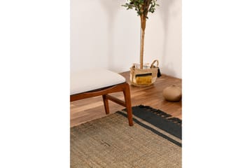 Touch Sittekrakk 120 cm - Valnøtt/Cream - Møbler - Stoler - Krakk - Fotskammel