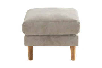 Trend Lyx Fotskammel - Beige/Eik - Møbler - Stoler - Krakk - Fotskammel