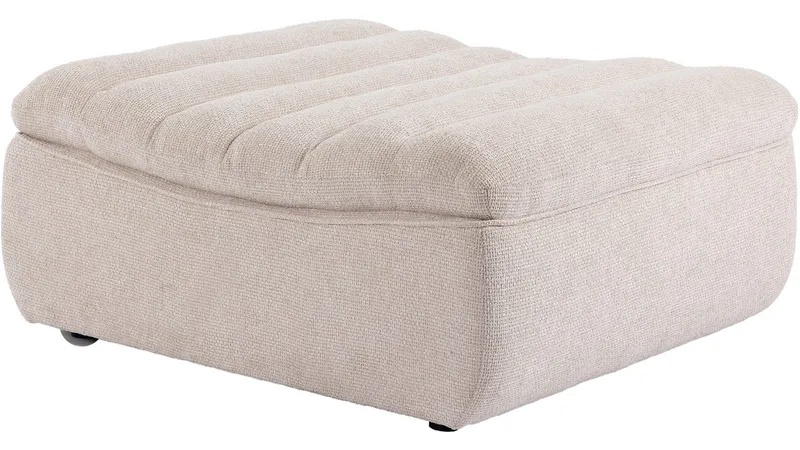 Valdoro fotskammel i stoff 120 cm, Beige