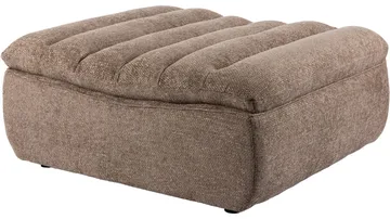 Valdoro fotskammel i stoff 120 cm - Mink - Møbler - Stoler - Krakk - Fotskammel