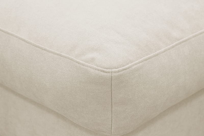 Valencia fotskammel med avtakbart og vaskbart trekk - Beige - Møbler - Stoler - Krakk - Fotskammel