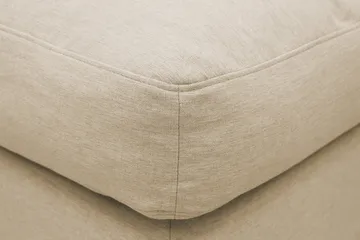 Valencia fotskammel med avtakbart og vaskbart trekk - Beige - Møbler - Stoler - Krakk - Fotskammel