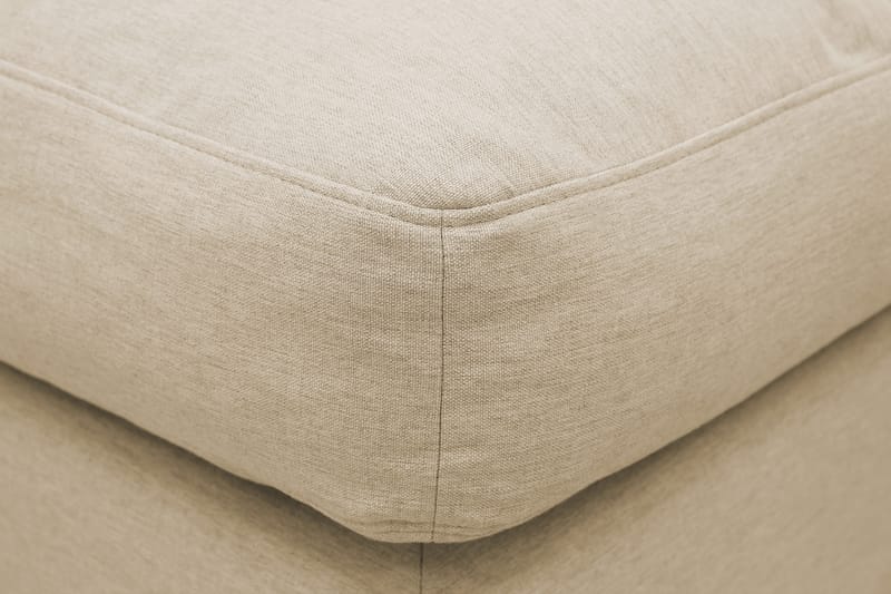 Valencia fotskammel med avtakbart og vaskbart trekk - Beige - Møbler - Stoler - Krakk - Fotskammel