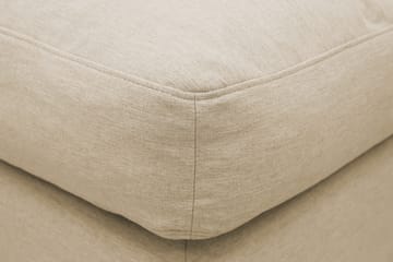 Valencia fotskammel med avtakbart og vaskbart trekk - Beige - Møbler - Stoler - Krakk - Fotskammel