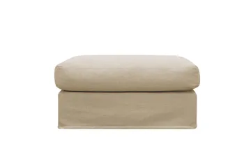 Valencia fotskammel med avtakbart og vaskbart trekk - Beige - Møbler - Stoler - Krakk - Fotskammel