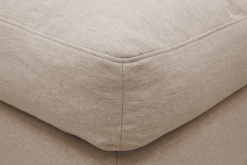 Valencia fotskammel med avtakbart og vaskbart trekk - Lysebrun - Møbler - Stoler - Krakk - Fotskammel