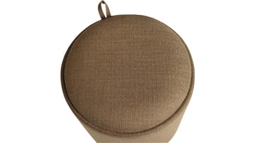 Velmira puff 2 deler 39 cm rund - Mørk beige - Møbler - Stoler - Krakk - Puff