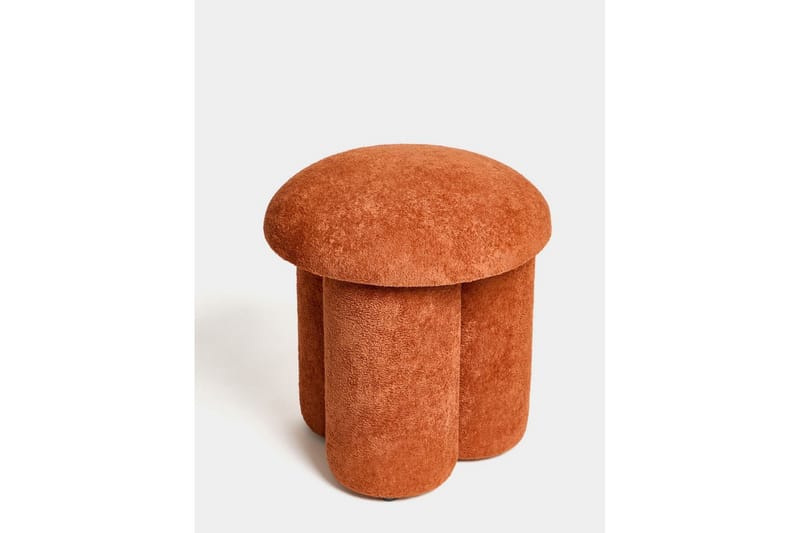 Vynor Fotpall 45 cm - Oransje - Møbler - Stoler - Krakk - Fotskammel