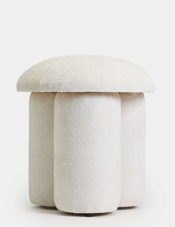 Vynor sittepuff 45 cm rund - Hvit - Møbler - Stoler - Krakk - Puff