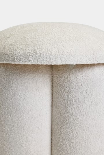Vynor sittepuff 45 cm rund - Hvit - Møbler - Stoler - Krakk - Puff