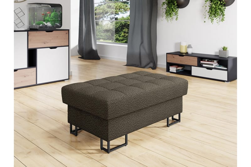 Warwick Fotpall 67 cm - Brun - Møbler - Stoler - Krakk - Fotskammel