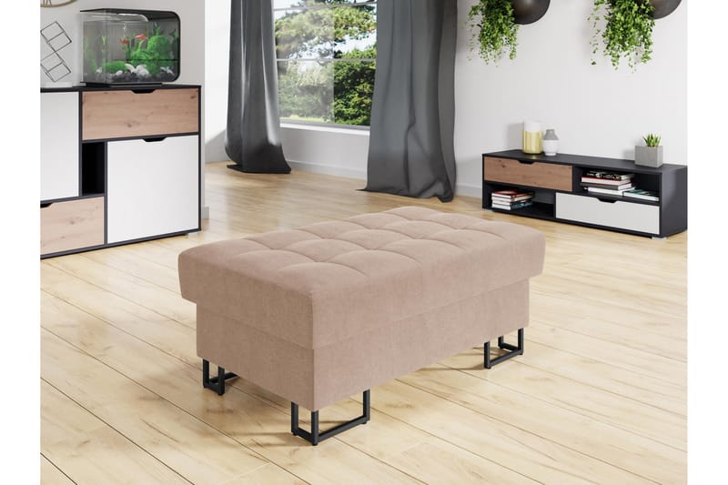 Warwick Fotpall 67 cm - Rosa - Møbler - Stoler - Krakk - Fotskammel