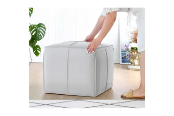 Zyra Sittepuff Utomhus 52 cm - Grå - Møbler - Stoler - Krakk - Puff