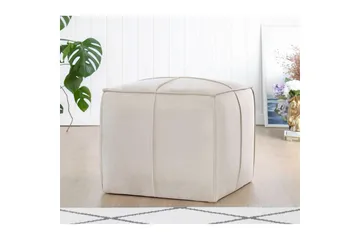 Zyra Sittepuff Utomhus 52 cm - Krem - Møbler - Stoler - Krakk - Puff