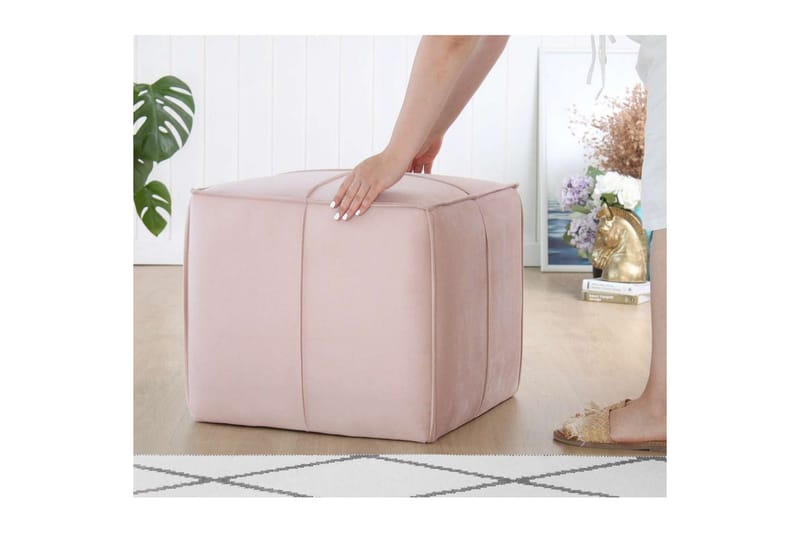 Zyra Sittepuff Utomhus 52 cm - Rosa - Møbler - Stoler - Krakk - Puff
