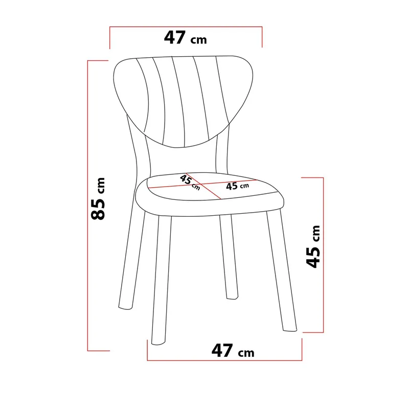 Krylor spisestol - Brun - Møbler - Stoler - Spisestuestoler & kjøkkenstoler