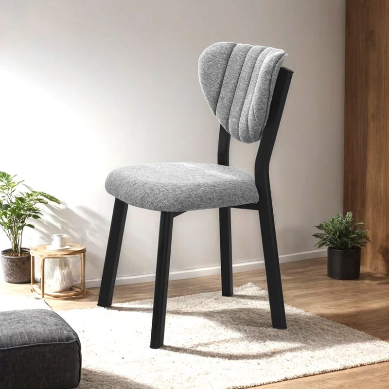 Krylor spisestol - Grå - Møbler - Stoler - Spisestuestoler & kjøkkenstoler