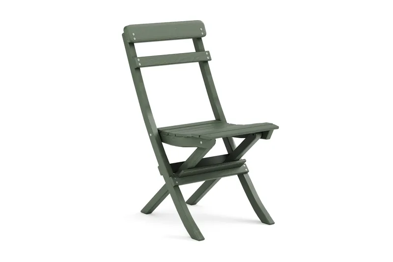 Landet klappstol utendørs, Grønn