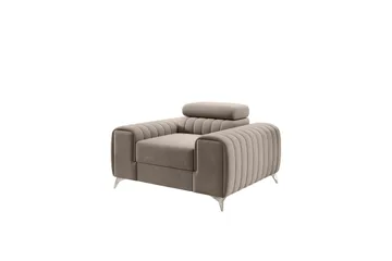 Laurece Lenestol - Beige - Møbler - Stoler - Lenestoler