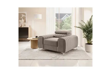 Laurece Lenestol - Beige - Møbler - Stoler - Lenestoler