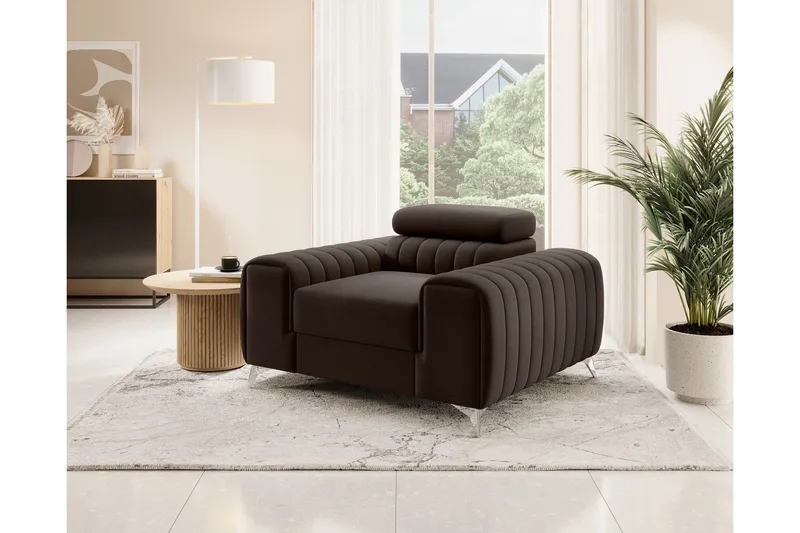 Laurece Lenestol - Brun - Møbler - Stoler - Lenestoler