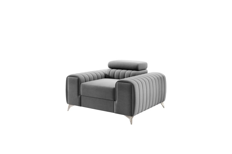 Laurece Lenestol - Grå - Møbler - Stoler - Lenestoler