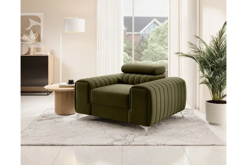 Laurece Lenestol - Grønn - Møbler - Stoler - Lenestoler