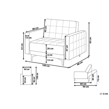Lenestol Aberdeen - Møbler - Stoler - Lenestoler - Sengestol