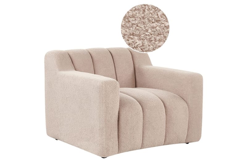 Lenestol Agerup - Beige - Møbler - Stoler - Lenestoler