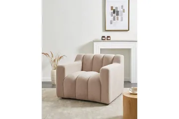 Lenestol Agerup - Beige - Møbler - Stoler - Lenestoler