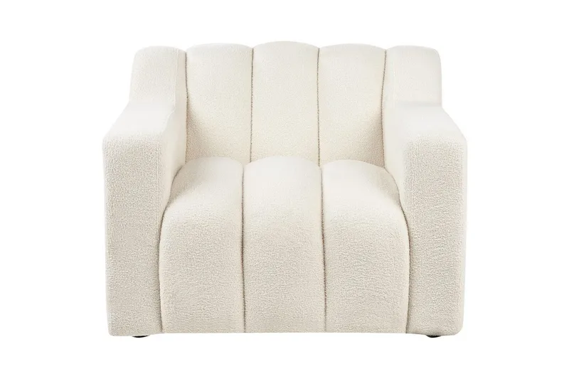 Lenestol Agerup - Hvit - Møbler - Stoler - Lenestoler