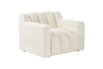 Lenestol Agerup - Hvit - Møbler - Stoler - Lenestoler