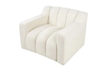 Lenestol Agerup - Hvit - Møbler - Stoler - Lenestoler